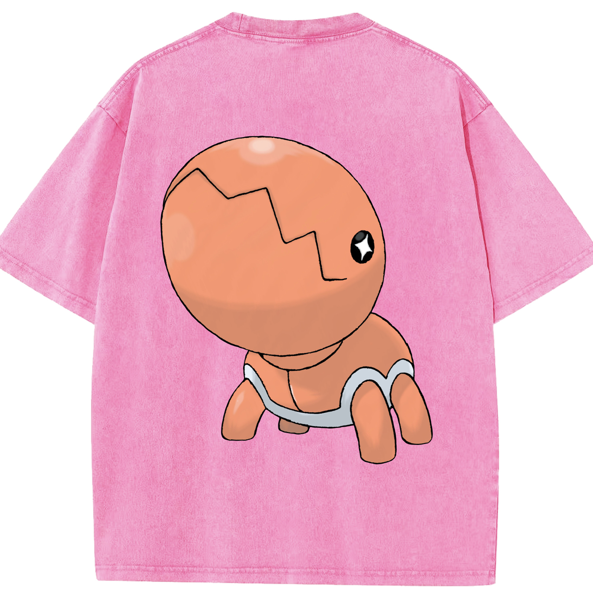 （画像用） ポケットモンスター Pokémon 綿100% ヴィンテージ風 半袖Tシャツ（背面プリント）